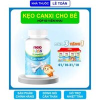 Neo Kids Gummies hộp 60 viên canxi nhai cho bé và người lớn vị sữa chua