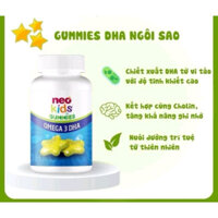 Neo kids Gummies Omega 3 DHA cung cấp DHA vi tảo giúp bé thông minh hơn và cung cấp choline cho bé ghi nhớ tốt hơn