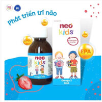 Neo Kids Omega 3 DHA 150ml - Hỗ trợ bổ sung DHA, vitamin cho trẻ phát triển toàn diện - Nhập khẩu Châu Âu -