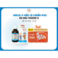 Neo Kids Omega 3 DHA 150ml , Hỗ trợ bổ sung DHA, vitamin cho trẻ phát triển toàn diện, Nhập khẩu Châu Âu