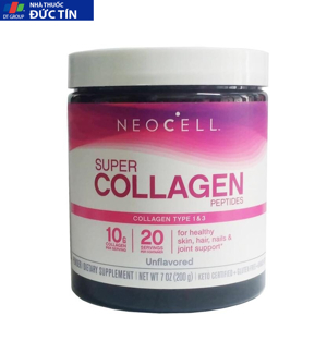 Neocell-Bột Super Collagen+C 6600mg 198gr