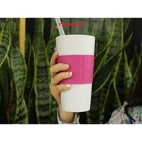 NEOFLAM Cốc Coffee Mug 2 thành giữ nhiệt tới 4 tiếng - Hồng