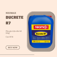 Neomax DR7, Neomax Ducrete R7, Phụ gia làm dẻo bê tông, chất kết dính can 5 lít