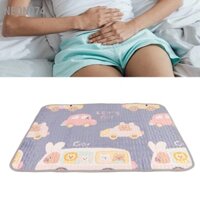 Neon074 Tấm Lót Giường kinh nguyệt Không Tự Chủ 5 Lớp Cotton Chống Thấm Nước Họa Tiết Đáng Yêu Cho Trẻ Em Nữ Thú Cưng 27.6 X 39.4in