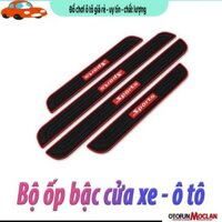 Nẹp bước chân chống xước - miếng dán cao su bậc cửa bộ 4 miếng