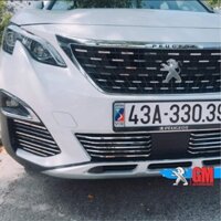 Nẹp cản Peugeot, Ốp Trang trí mặt trước Peugeot, Ốp thanh inox cản trước Peugeot, Nẹp ca lăng Peugeot