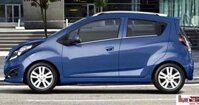 Nẹp chân kính cho xe Chevrolet Spark - Matiz