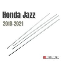 Nẹp Chân Kính Inox Cho Xe Honda Jazz 2018 đến 2021