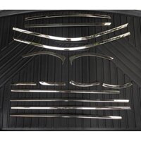 Nẹp Chân Kính, Viền Cong Kính Inox Kia Sonet 2021 2022 2023 Chất Liệu Inox Sáng Bóng, Trang trí viền kính cửa xe