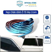 Nẹp Chân Kính Xe Ô Tô, Xe Hơi Mạ Crom Bản 2cm-3cm