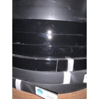 nẹp chỉ nhựa PVC màu đen thường-bóng loại mỏng0,4mm và dày1mm, bản 2-4cm, nẹp chỉ dán cạnh viền mép tủ ván công nghiệp.