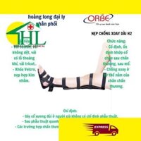 Nẹp chống xoay dài ORBE H2  – Nẹp chống xoay hỗ trợ Các trường hợp chấn thương cần giữ thẳng chân