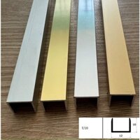 Nẹp chữ U 10mm,NẸP NHÔM CHỮ U,Nẹp nhôm U10,Nẹp chỉ U10mmx10mm