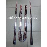 Nẹp cửa hông Altis  2014 đến 2021 chất liệu nhựa cao cấp ABS.