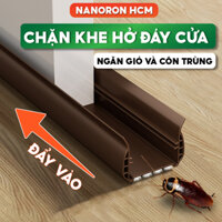 Nẹp cửa phòng ngăn côn trùng chắn bụi NANORON Miếng chặn cửa silicon ngăn lạnh điều hòa nhựa PVC