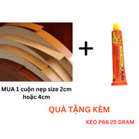Nẹp Dán Cạnh Ván, Chỉ Nhựa PVC bản 21mm- Nhiều Màu Dùng Cho Gỗ Công Nghiệp+ tặng keo dán P66 25 gam