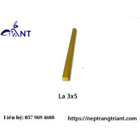 Nẹp Đồng La3x5, nẹp đồng la, ron đồng, nẹp trang trí, nẹp chống trơn, giá 1m