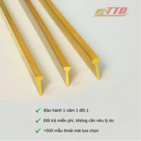 Nẹp Đồng T5 TTD Cao Cấp - Bảo Vệ Viền Gạch, Gỗ, Đá Sang Trọng và Bền Bỉ