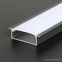 Nẹp Led thanh nhôm trang trí chữ U HB-DD-50