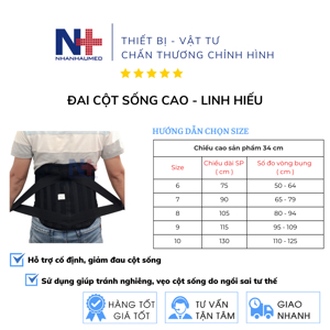 Nẹp lưng cao
