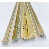 Nẹp Nhôm Chữ T 20 mm , Màu Vàng, Bóng Gương , Trang Trí Vách Tường Chỉ Nẹp Tủ Kệ Nội Thất.