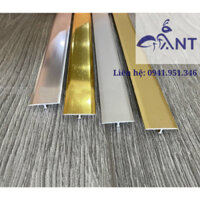 Nẹp nhôm T20 chân 3mm, Nẹp chữ T, Nẹp trang trí chỉ tường, Thanh dài 2m7