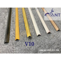 Nẹp nhôm V10, Nẹp nhôm chữ V ốp góc thanh dài 2m7