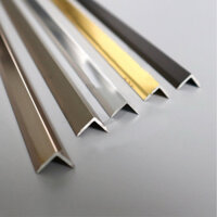 Nẹp nhôm V15, nẹp chữ V, nẹp ốp cạnh, nhiều màu dày 1 li, dài 2m7 cắt đôi khi vận chuyển