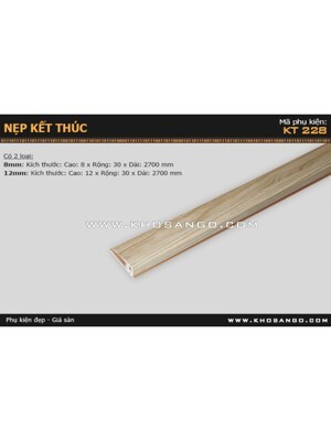 Nẹp nhựa Kết Thúc KT228