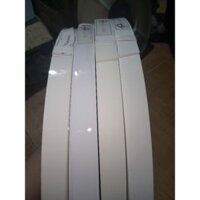 Nẹp nhựa PVC màu trắng ngà-tinh(bóng-thường)loại dày1mm .bản21-44mm,nẹp chỉ dán cạnh