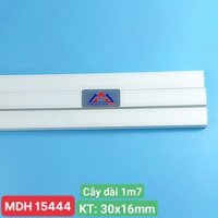 Nẹp nhựa vuông luồn dây điện 3P Tiến Phát V30/1 ( V3p ), cây dài 1m7 	                				 (Mã đặt hàng: 15444)