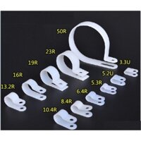 Nẹp Nhựa,Kẹp Nhựa Dây Điện Chữ R -Bịch 1000 cái .