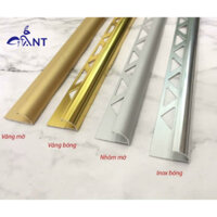 Nẹp Ốp Góc YC10, YC12. Nẹp bo góc tròn dài 2m5 cắt đôi khi vận chuyển