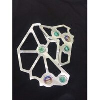 nẹp sườn nhôm cnc đi kèm ốc titan cho satria raider fi