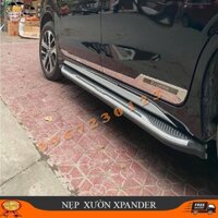 Nẹp sườn Xpander mẫu inox mới xịn không han gỉ, không bong tróc bay màu - Do choi xe hoi uy tin