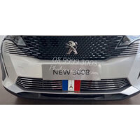 Nẹp trang trí cản trước peugeot new 3008 5008,nẹp inox trang trí mặt cản peugeot new 2021