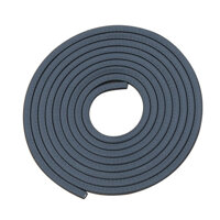 Nẹp viền chống va đập , ốp viền cửa ô tô gioăng cao su cuộn dài 5m - Xám - 10m