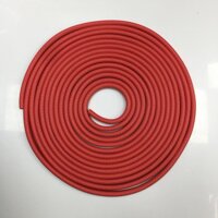 Nẹp viền chống va đập , ốp viền cửa ô tô gioăng cao su cuộn dài 5m - Đỏ - 10m