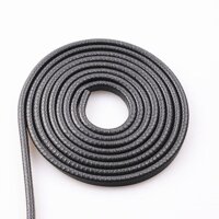 Nẹp viền chữ U cao su lõi thép trang trí và chống xước nẹp viền cánh cửa ô tô cuộn 5 mét - Màu Đen