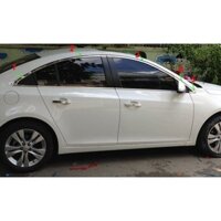 Nẹp viền Cong kính xe Chevrolet Cruze INOX, op chan kinh cong kinh xe o to