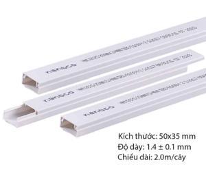 Nẹp vuông luồn dây điện Nanoco NNV2080