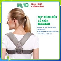 Nẹp xương đòn có khóa cài - Đai số 8 gãy xương đòn TYNOR C04  - Đai xương đòn cao cấp chính hãng | hadimed