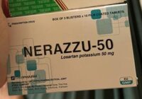 Nerazzu-50 (Losartan potassium 50mg) – Thuốc điều trị tăng huyết áp hiệu quả (hộp 3 vỉ x 10 viên)