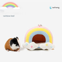 Nerhemg _ Hamster House Giữ Ấm Độ dẻo Tuyệt Vời Hamster Bán Kèm Theo Chuột Lang Đệm Ngủ Nhà Cho Ferrets Chuột