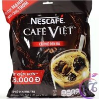 Nescafe Cà phê đen đá bịch 35 gói x 16g (560g) - Nescafe Việt, cafe việt đen đá hòa tan date mới