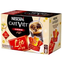 NESCAFÉ Café Việt Cà phê đen đá - Hộp 15 gói x 16 g - Bao bì Tết