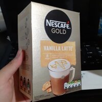 Nescafe Gold Vanilla Latte hộp 148g (8goi/185g)