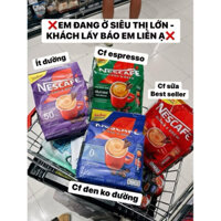 Nescafe nội địa Thái Lan không đường và ít đường hàng mới về siêu ngon siêu thơm