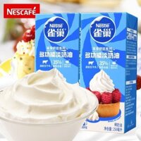 Nestle Light Cream Kem Động Vật Đa Năng 245ml Kem Tươi Làm Bánh Thành Phần Xue Mei Niang