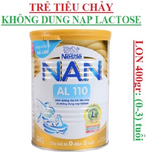 Sữa bột Nan AL110 (AL-110) - hộp 400g (dành cho trẻ bị tiêu chảy và không dung nạp lactos)